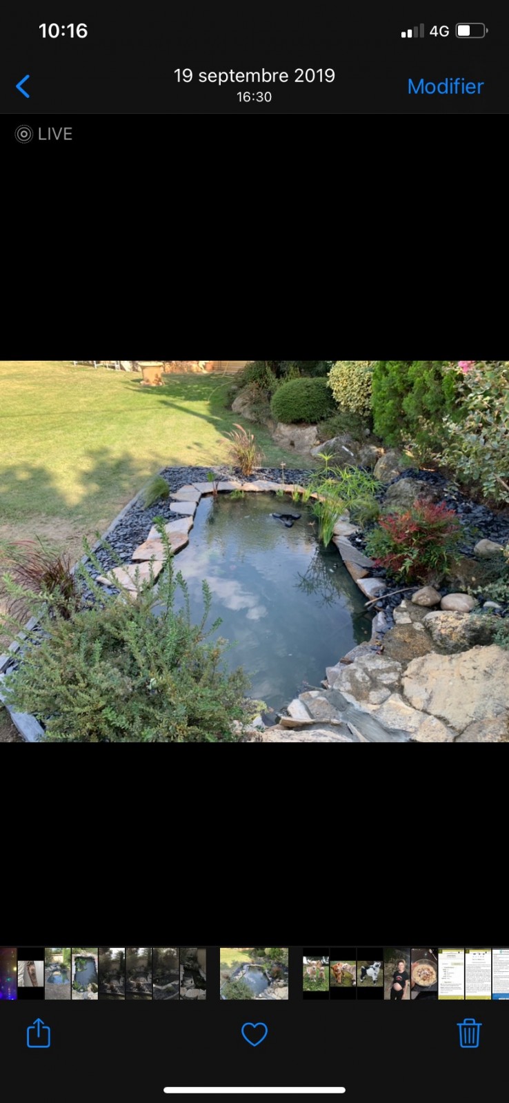 Bassin à poisson Entraigues sur la Sorgues