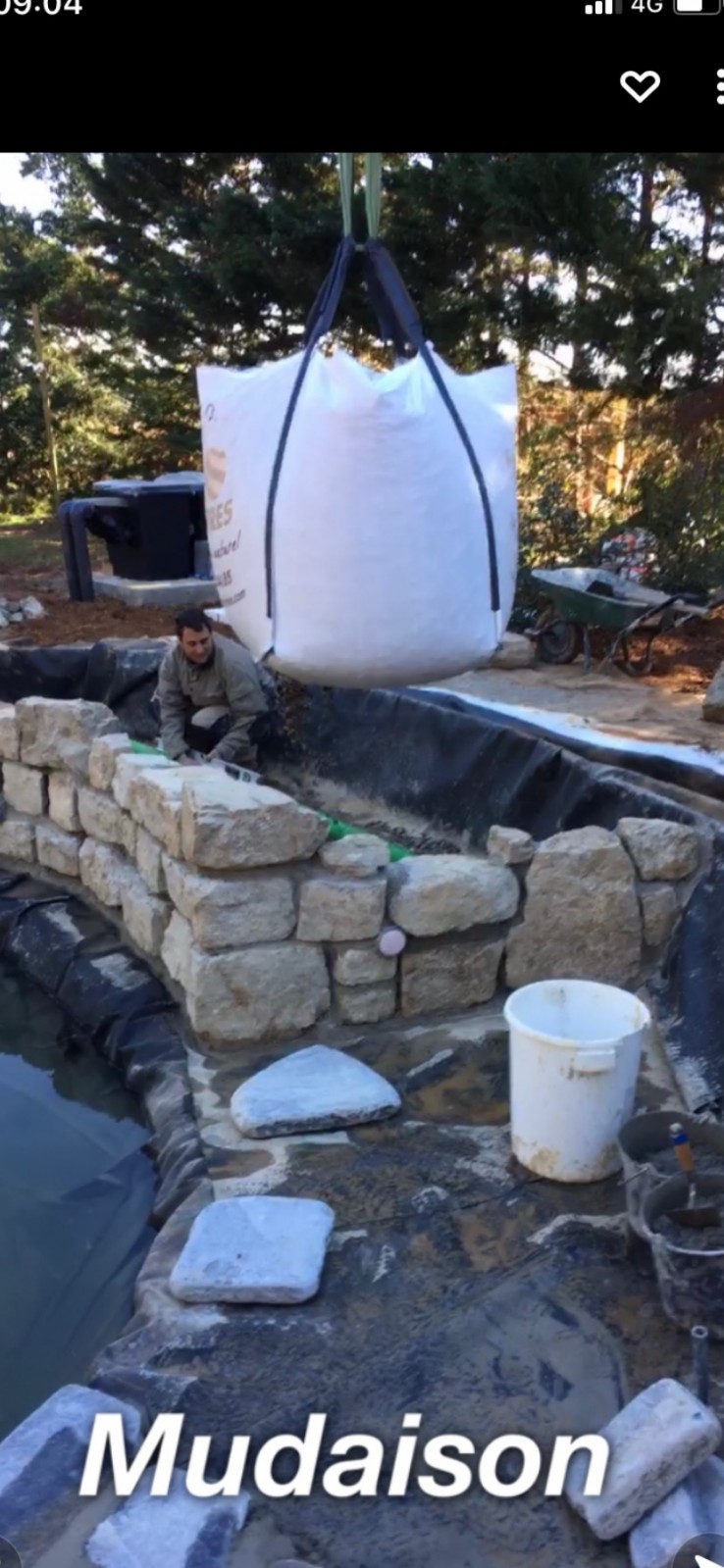 Création d'une zone de lagunage