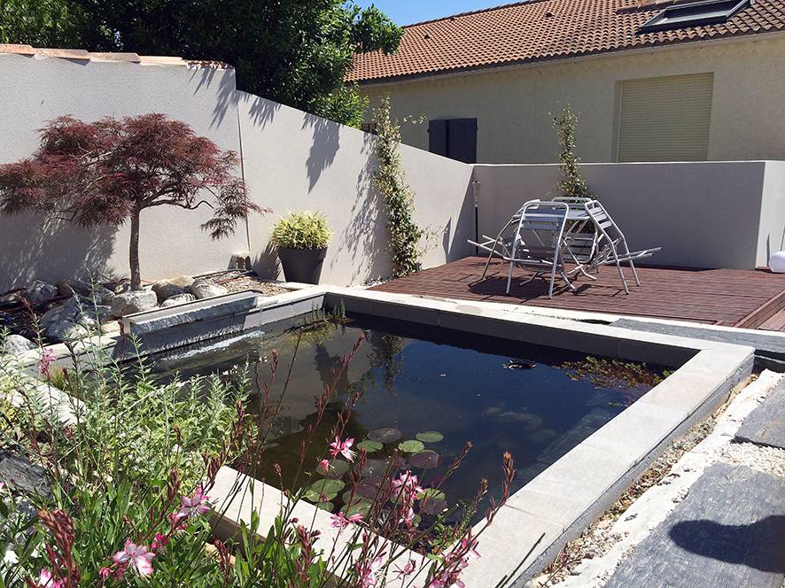 Création de bassins de baignade naturels sur-mesure près d'Orange et le 84