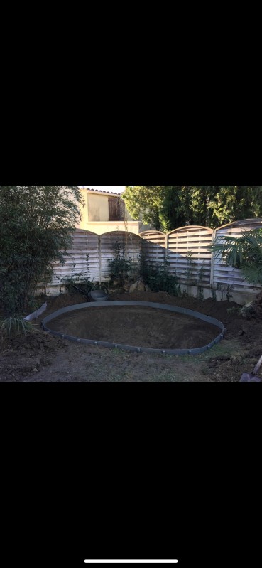 Rénovation d’un bassin percé par les bambous à morières-les-Avignon